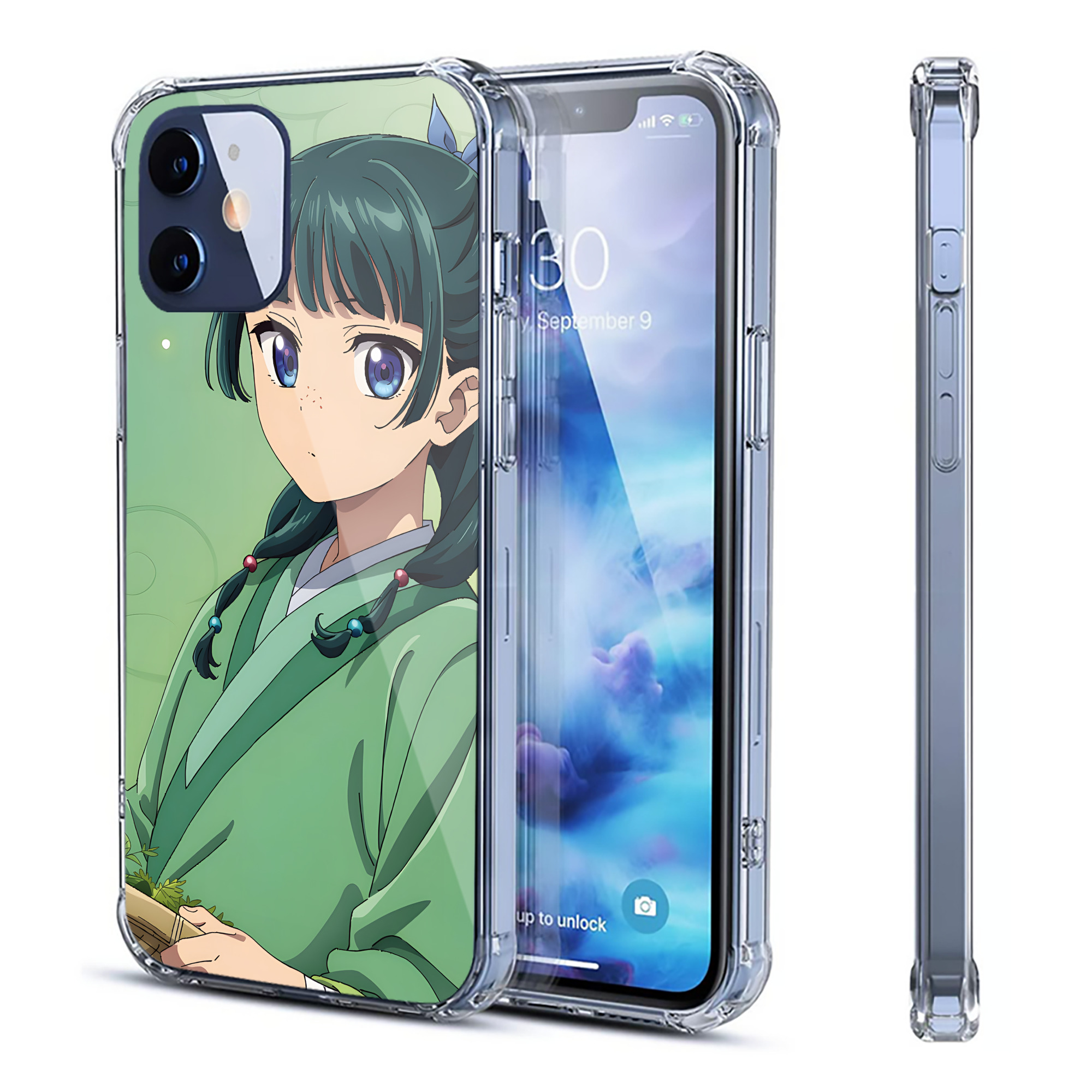 （画像用） 薬屋のひとりごと The Apothecary Diaries 【iPhone 12シリーズ対応】透明スマホケース（クリアソフトケース）